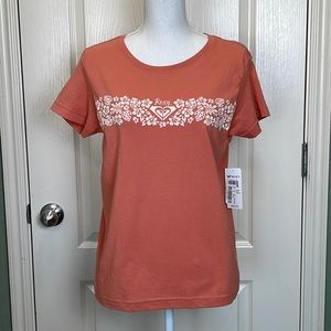 NWT Peach / Orange Roxy T-shirt size Small